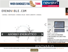Tablet Screenshot of erenovable.com